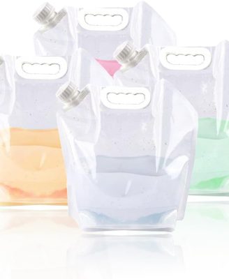 SUPANT Collapsible Emergency Water Jug Container Bag, Freezable, BPA Free Plastic Water Carrier Tank, Outdoor Folding Water Bag for Sport Camping Riding Mountaineer Backoacking, Food Grade